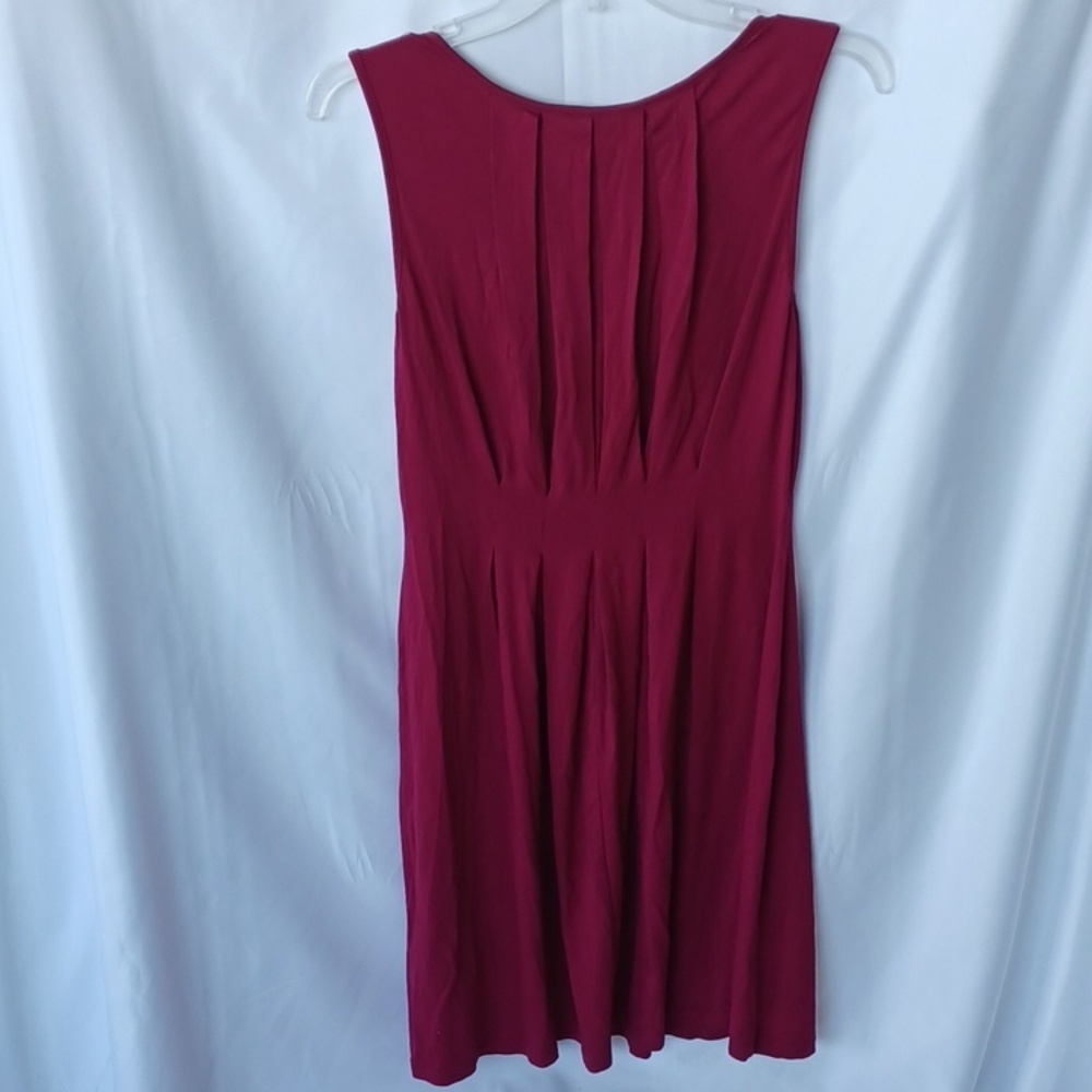 NWT! Max Studio Sleeveless Dress, Raspberry - Picture 4 of 5